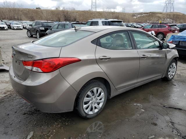 5NPDH4AE1BH010859 - 2011 HYUNDAI ELANTRA GLS TAN photo 3