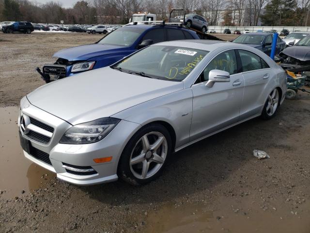 WDDLJ9BB0CA025515 - 2012 MERCEDES-BENZ CLS 550 4MATIC SILVER photo 1