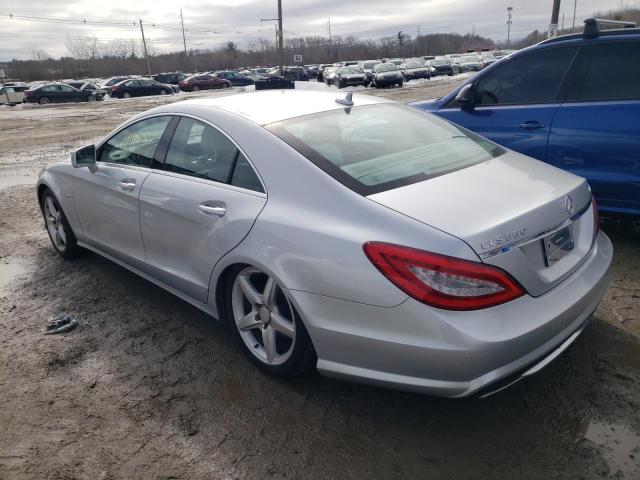 WDDLJ9BB0CA025515 - 2012 MERCEDES-BENZ CLS 550 4MATIC SILVER photo 2