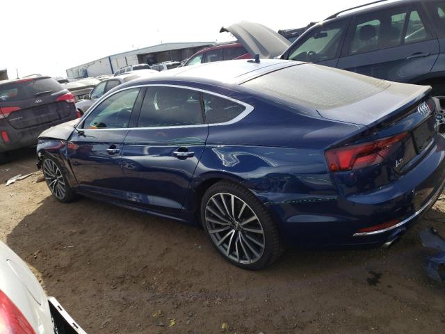 WAUBNCF54JA100500 - 2018 AUDI A5 PREMIUM PLUS BLUE photo 2