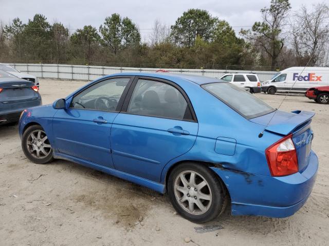 KNAFE121565248406 - 2006 KIA SPECTRA LX BLUE photo 2