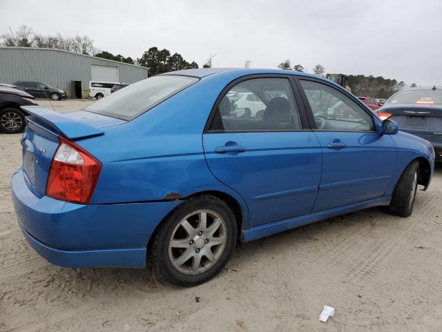 KNAFE121565248406 - 2006 KIA SPECTRA LX BLUE photo 3