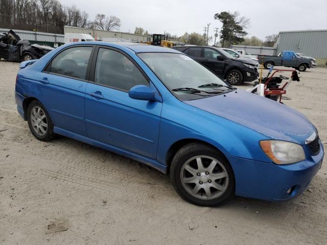 KNAFE121565248406 - 2006 KIA SPECTRA LX BLUE photo 4