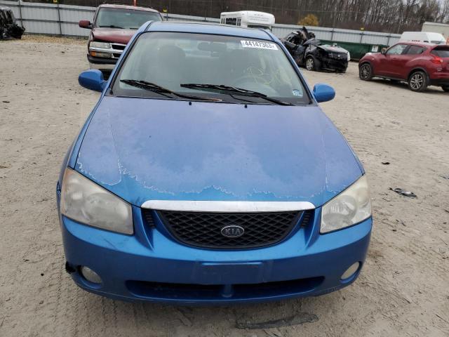 KNAFE121565248406 - 2006 KIA SPECTRA LX BLUE photo 5