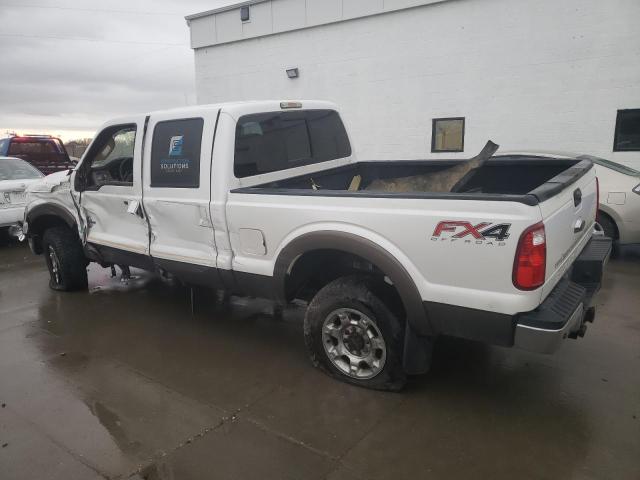 1FT8W3BT3FEA45648 - 2015 FORD F350 SUPER DUTY WHITE photo 2