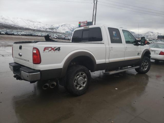 1FT8W3BT3FEA45648 - 2015 FORD F350 SUPER DUTY WHITE photo 3