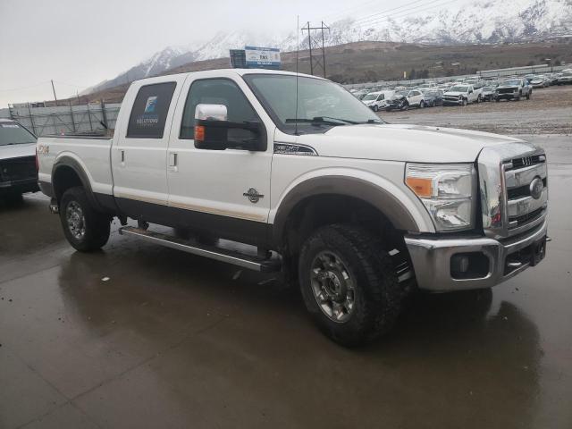 1FT8W3BT3FEA45648 - 2015 FORD F350 SUPER DUTY WHITE photo 4