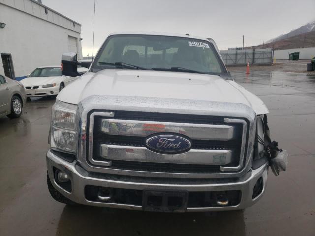 1FT8W3BT3FEA45648 - 2015 FORD F350 SUPER DUTY WHITE photo 5