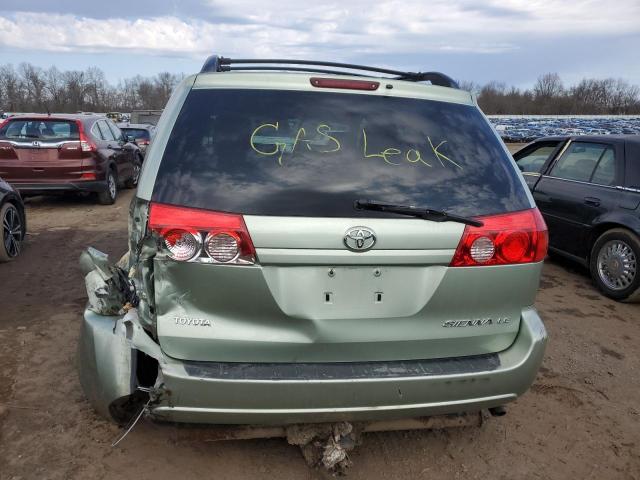 5TDZK23CX9S265067 - 2009 TOYOTA SIENNA CE TURQUOISE photo 6