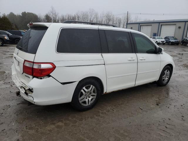 5FNRL38485B411744 - 2005 HONDA ODYSSEY EX WHITE photo 3