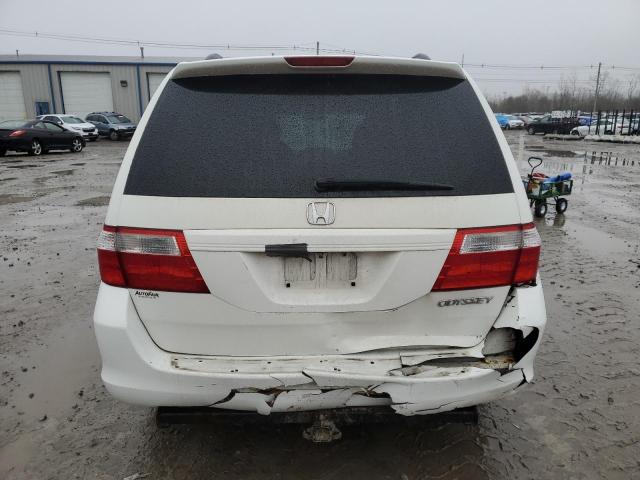 5FNRL38485B411744 - 2005 HONDA ODYSSEY EX WHITE photo 6