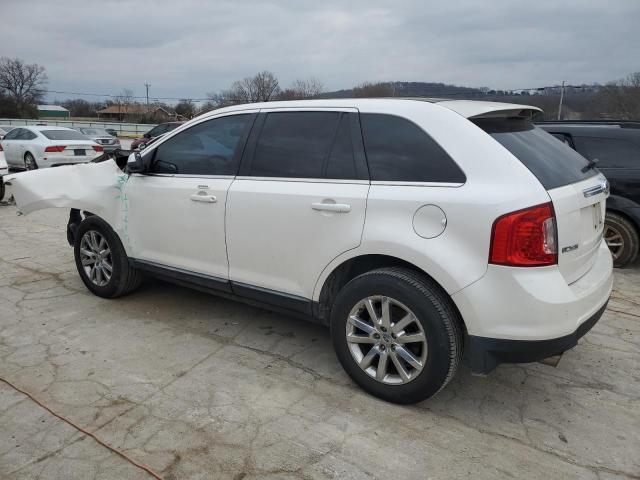 2FMDK3KC7BBB37177 - 2011 FORD EDGE LIMITED WHITE photo 2