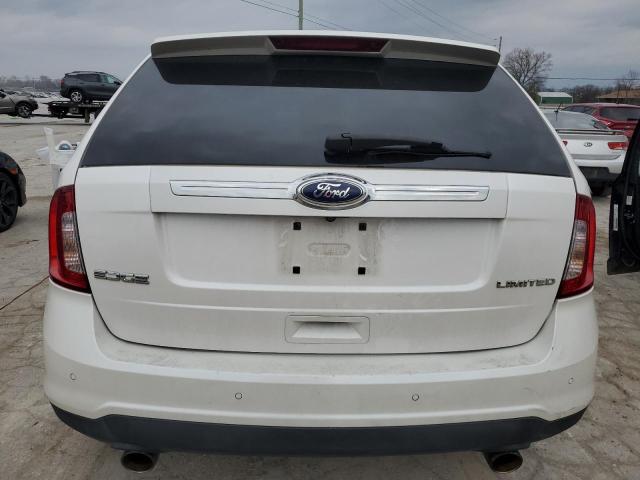 2FMDK3KC7BBB37177 - 2011 FORD EDGE LIMITED WHITE photo 6