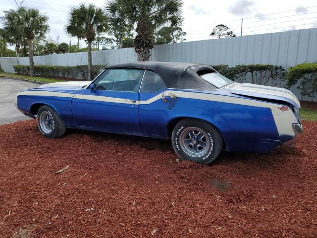 3J67K2M160111 - 1972 OLDSMOBILE CUTLASS SU BLUE photo 2