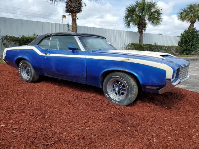 3J67K2M160111 - 1972 OLDSMOBILE CUTLASS SU BLUE photo 4