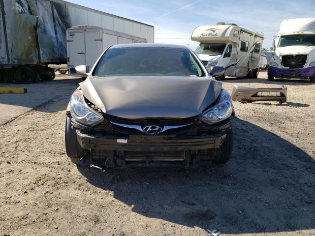 5NPDH4AEXCH094438 - 2012 HYUNDAI ELANTRA GLS BROWN photo 5