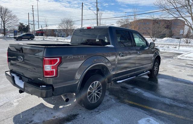 1FTEW1EG6JFD90066 - 2018 FORD F150 SUPERCREW GRAY photo 4