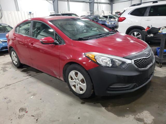 KNAFX4A69F5287797 - 2015 KIA FORTE LX RED photo 4