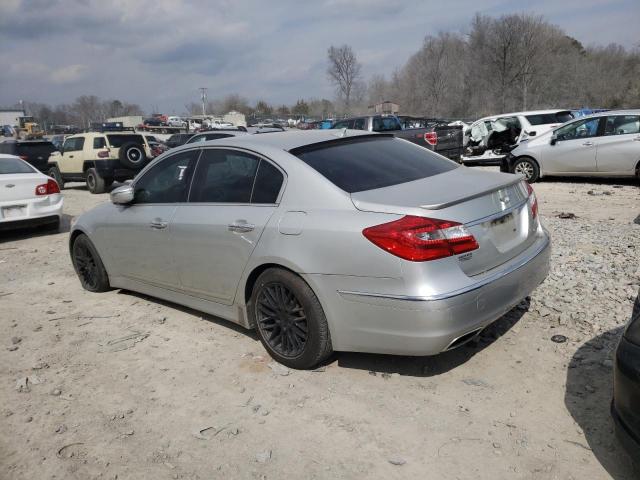 KMHGC4DD2DU248187 - 2013 HYUNDAI GENESIS 3.8L SILVER photo 2