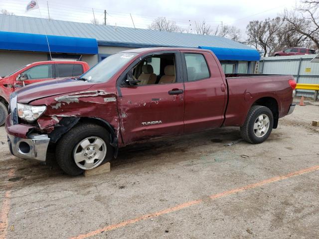 5TFBW54159X091438 - 2009 TOYOTA TUNDRA DOUBLE CAB MAROON photo 1