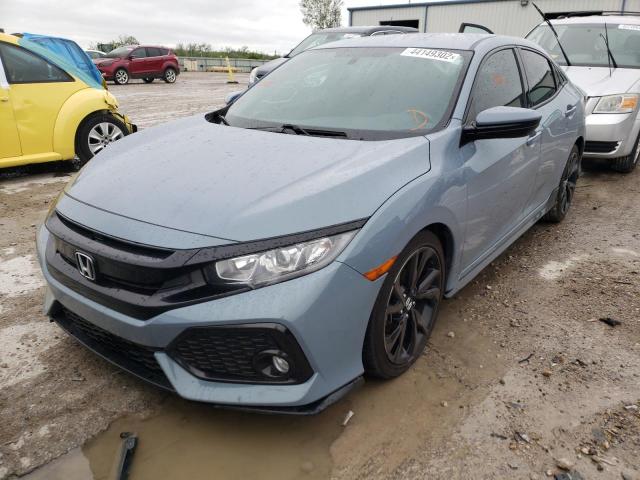 SHHFK7H45HU203014 - 2017 HONDA CIVIC SPORT 蓝色 照片 2