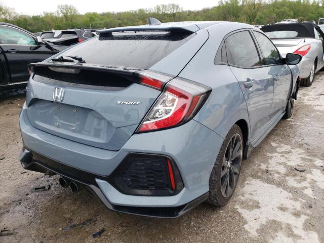 SHHFK7H45HU203014 - 2017 HONDA CIVIC SPORT 蓝色 照片 4