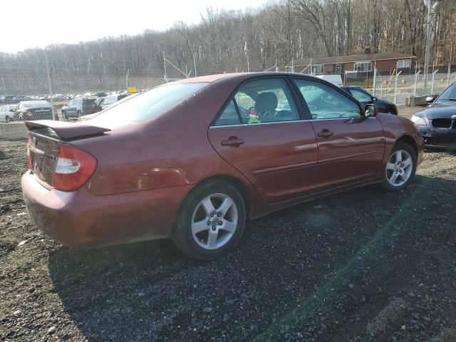 4T1BE32K64U298624 - 2004 TOYOTA CAMRY LE BURGUNDY photo 3