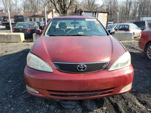 4T1BE32K64U298624 - 2004 TOYOTA CAMRY LE BURGUNDY photo 5