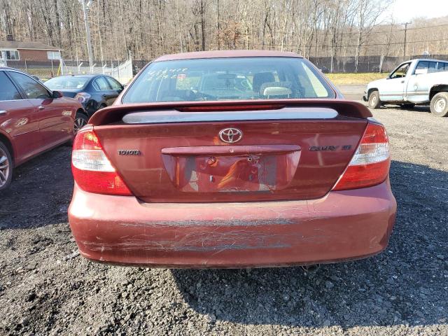 4T1BE32K64U298624 - 2004 TOYOTA CAMRY LE BURGUNDY photo 6