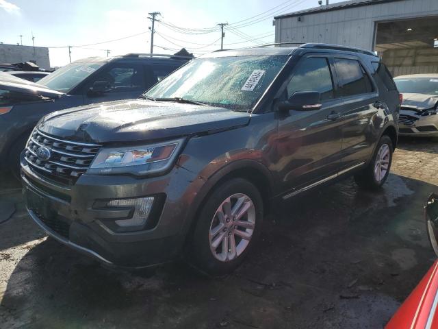 1FM5K7D89GGA52992 - 2016 FORD EXPLORER XLT GRAY photo 1