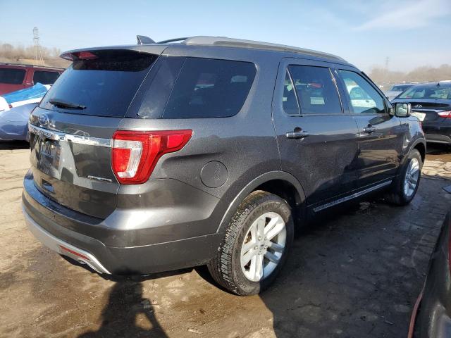 1FM5K7D89GGA52992 - 2016 FORD EXPLORER XLT GRAY photo 3