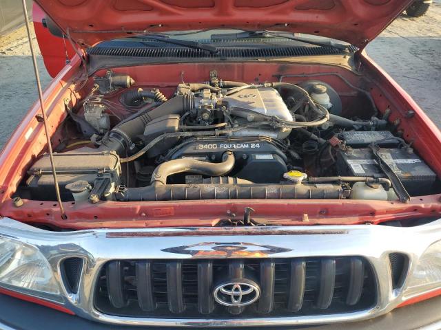 5TEGN92NX4Z434333 - 2004 TOYOTA TACOMA DOUBLE CAB PRERUNNER RED photo 11