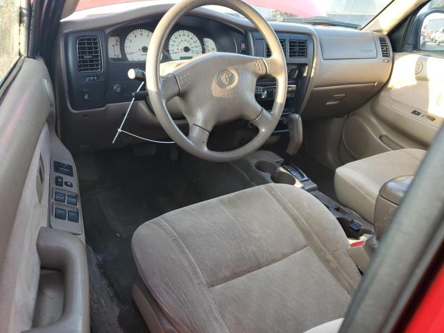 5TEGN92NX4Z434333 - 2004 TOYOTA TACOMA DOUBLE CAB PRERUNNER RED photo 8