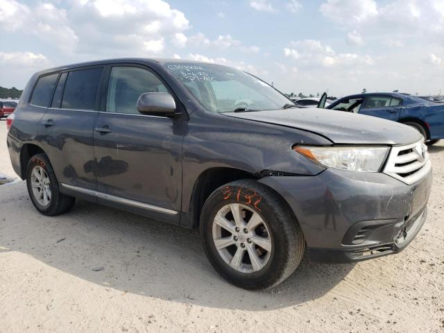 5TDBK3EHXDS182912 - 2013 TOYOTA HIGHLANDER BASE Сұр фото 4