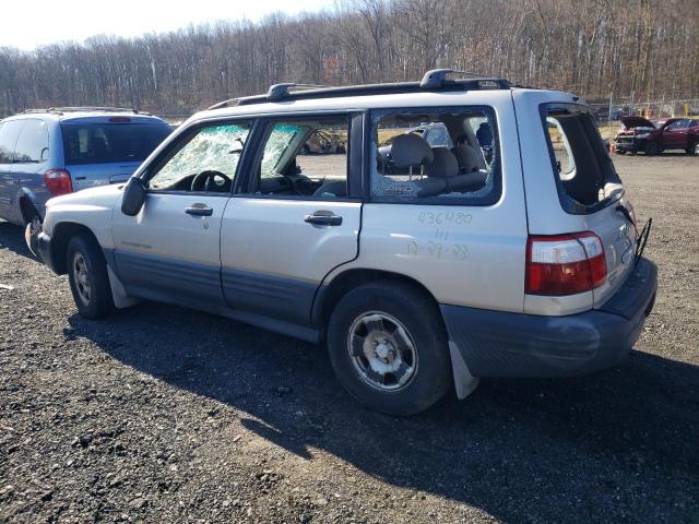 JF1SF63501H730405 - 2001 SUBARU FORESTER L GRAY photo 2