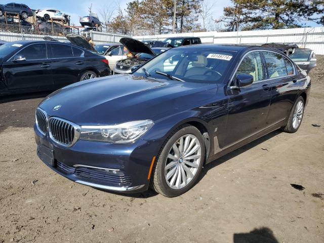 WBA7J2C38HG497716 - 2017 BMW 740 XE BLUE photo 1