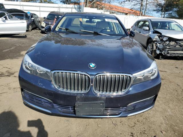 WBA7J2C38HG497716 - 2017 BMW 740 XE BLUE photo 5