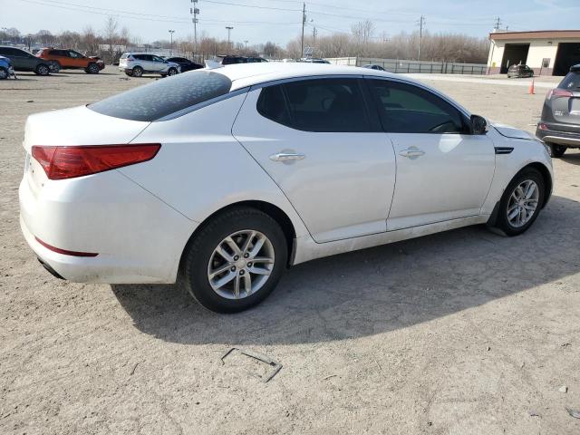 KNAGM4A76D5361132 - 2013 KIA OPTIMA LX WHITE photo 3