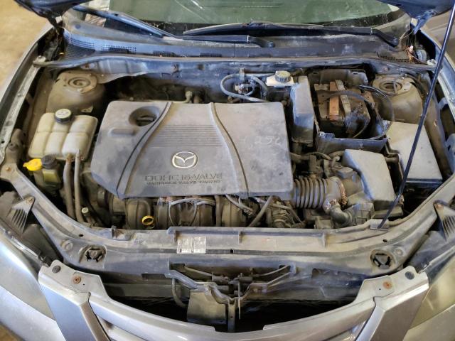 JM1BK123641196980 - 2004 MAZDA 3 S GRAY photo 11