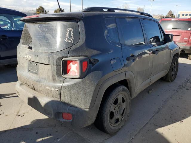 ZACCJAAW5GPC85771 - 2016 JEEP RENEGADE SPORT Սև լուսանկար 3