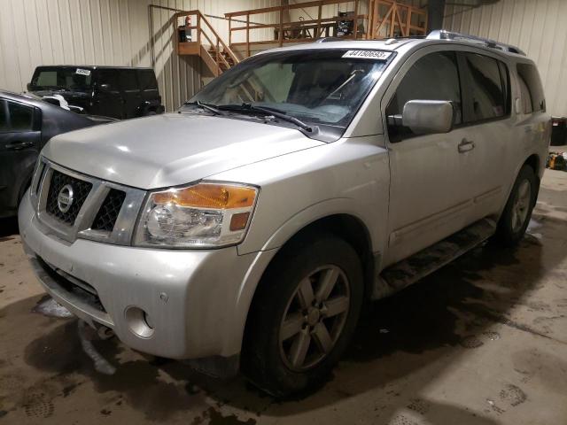 5N1AA0NE6AN617327 - 2010 NISSAN ARMADA PLATINUM SILVER photo 1