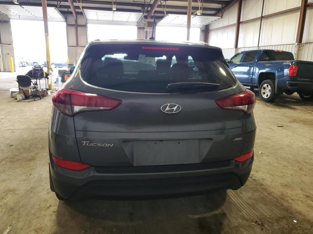 KM8J3CA48HU588244 - 2017 HYUNDAI TUCSON LIMITED GRAY photo 6