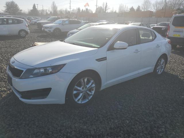 5XXGM4A74DG099612 - 2013 KIA OPTIMA LX WHITE photo 1