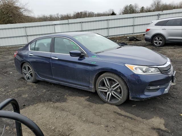 1HGCR2F17HA090365 - 2017 HONDA ACCORD SPORT SPECIAL EDITION BLUE photo 4