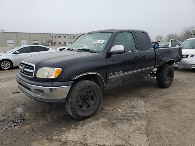 5TBRN34132S287209 - 2002 TOYOTA TUNDRA ACCESS CAB SR5 BLACK photo 1
