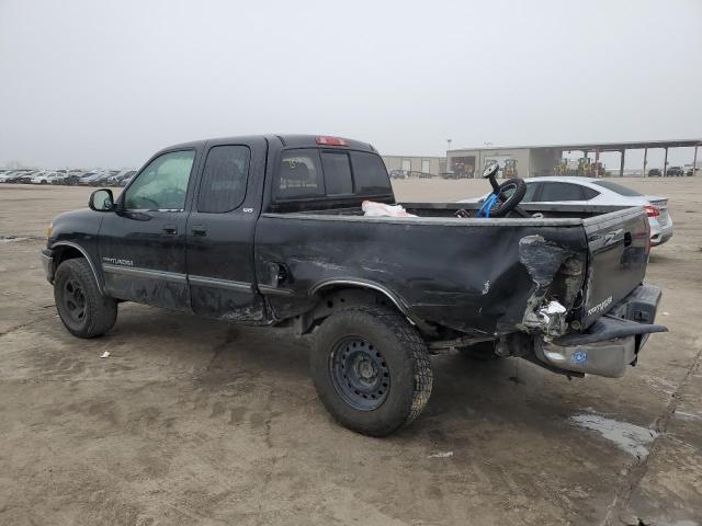 5TBRN34132S287209 - 2002 TOYOTA TUNDRA ACCESS CAB SR5 BLACK photo 2