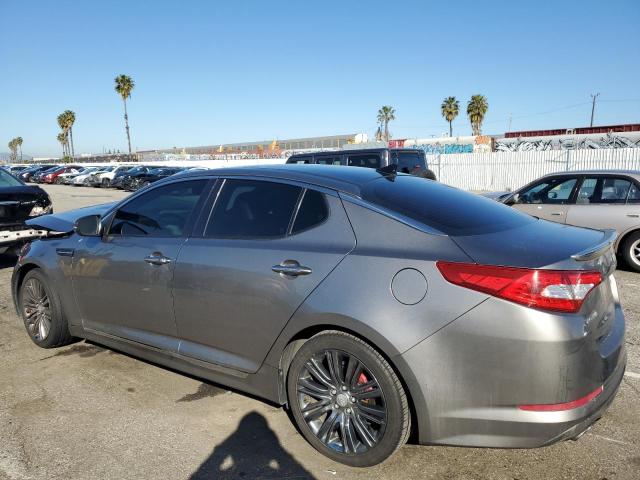 5XXGR4A68DG214446 - 2013 KIA OPTIMA SX GRAY photo 2