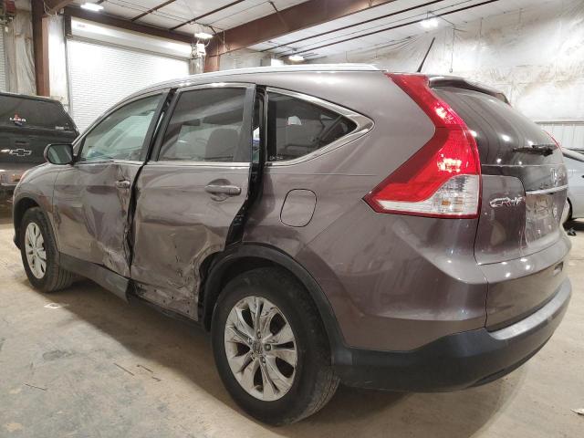 5J6RM4H71CL067871 - 2012 HONDA CR-V EXL GRAY photo 2