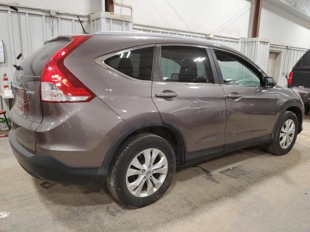 5J6RM4H71CL067871 - 2012 HONDA CR-V EXL GRAY photo 3