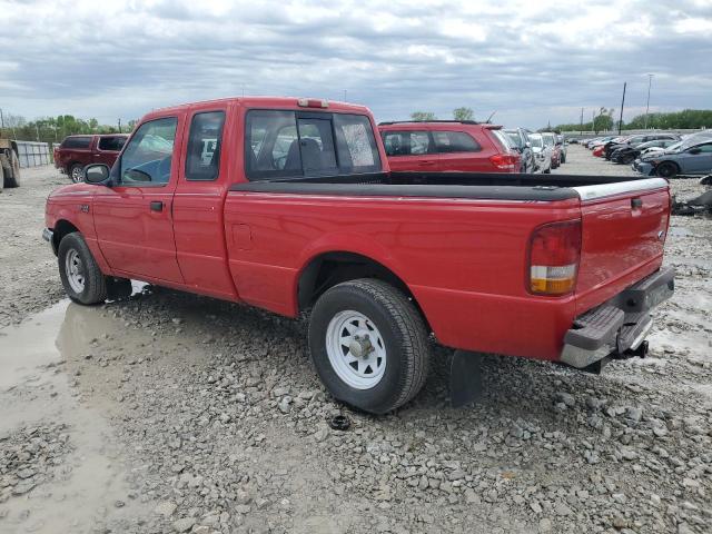 1FTCR14X4SPA42620 - 1995 FORD RANGER SUPER CAB RED photo 2